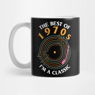 The best of 1970s I'm a Classic Cool Retro Vinyl Record Music Lover Gift Mug